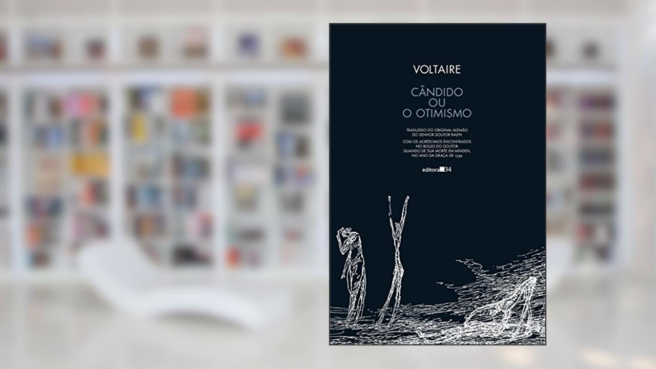 Capa de Cândido ou o otimismo, do autor Voltaire