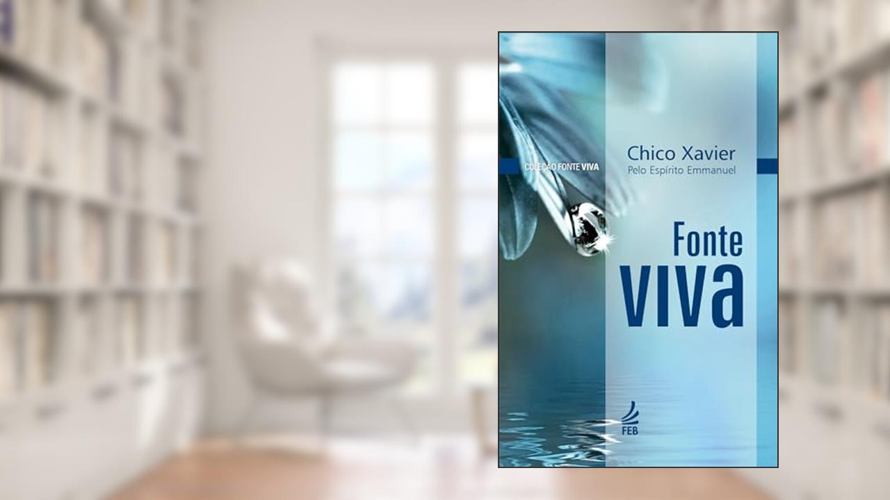 Capa de Fonte viva (Coleção Fonte viva Livro 4), do autor Francisco Cândido Xavier; Emmanuel (Espírito)