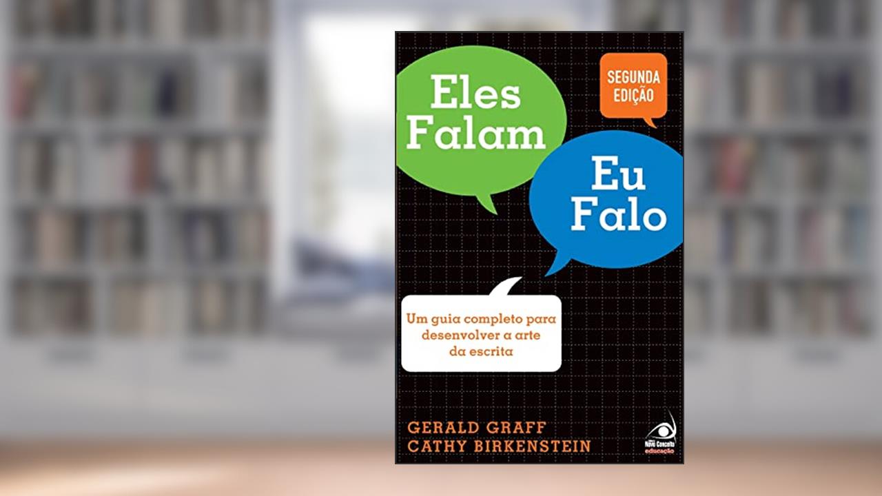 Capa de Eles Falam, Eu Falo, do autor GERALD GRAFF