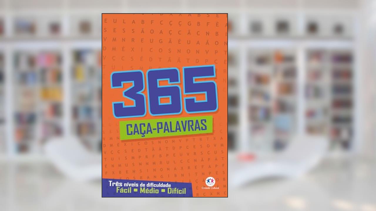 Capa de 365 caça-palavras II, do autor Ciranda Cultural