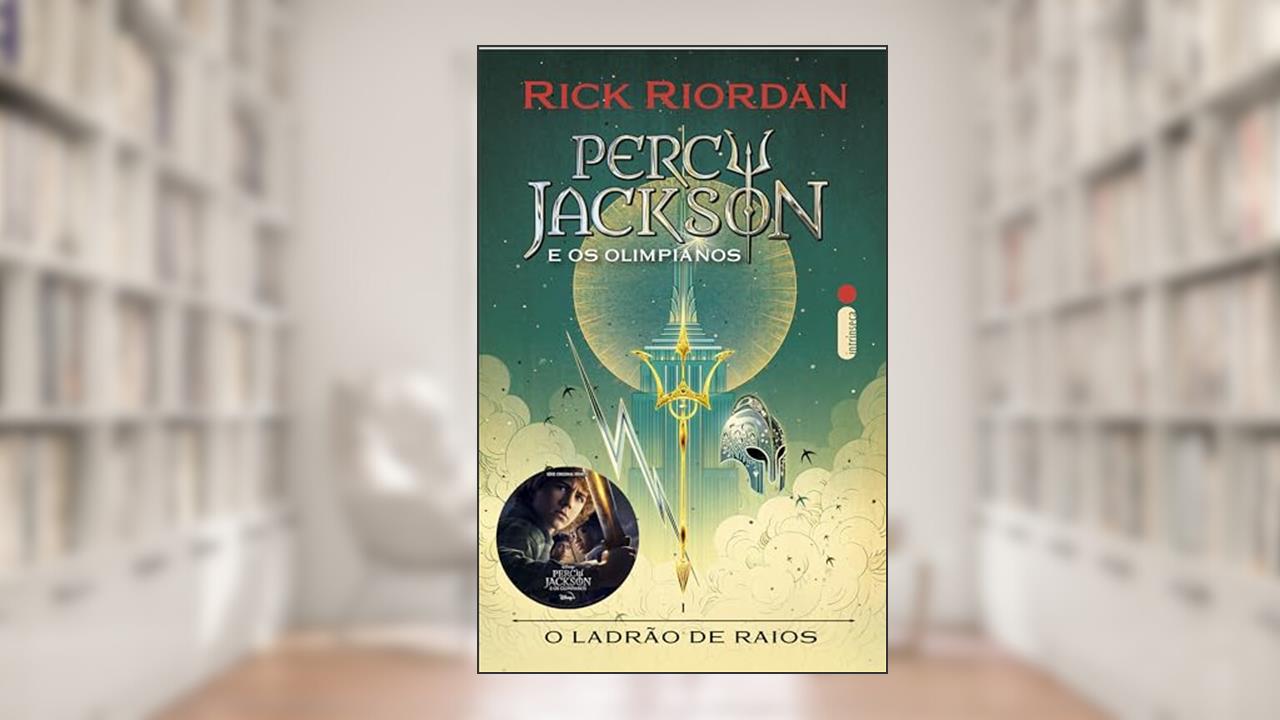 Capa de O ladrão de raios (Percy Jackson e os Olimpianos Livro 1), do autor Rick Riordan