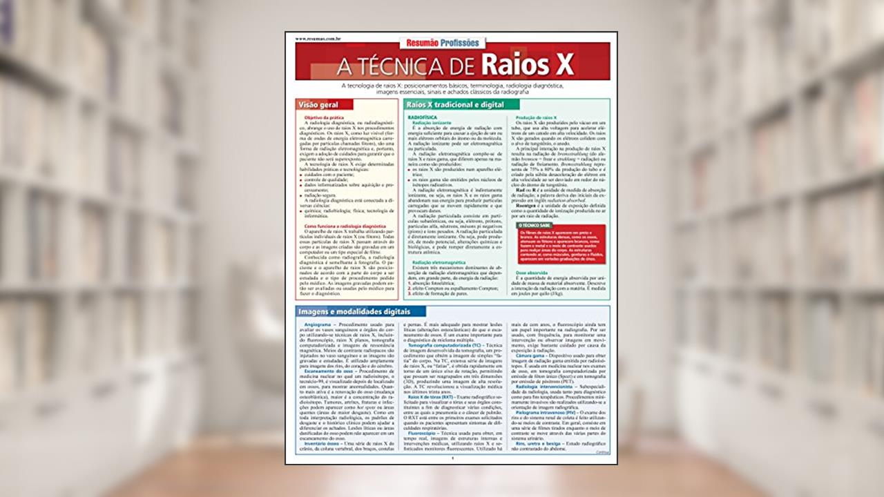 Capa de A Técnica de Raios X, do autor Michael E. Kasper
