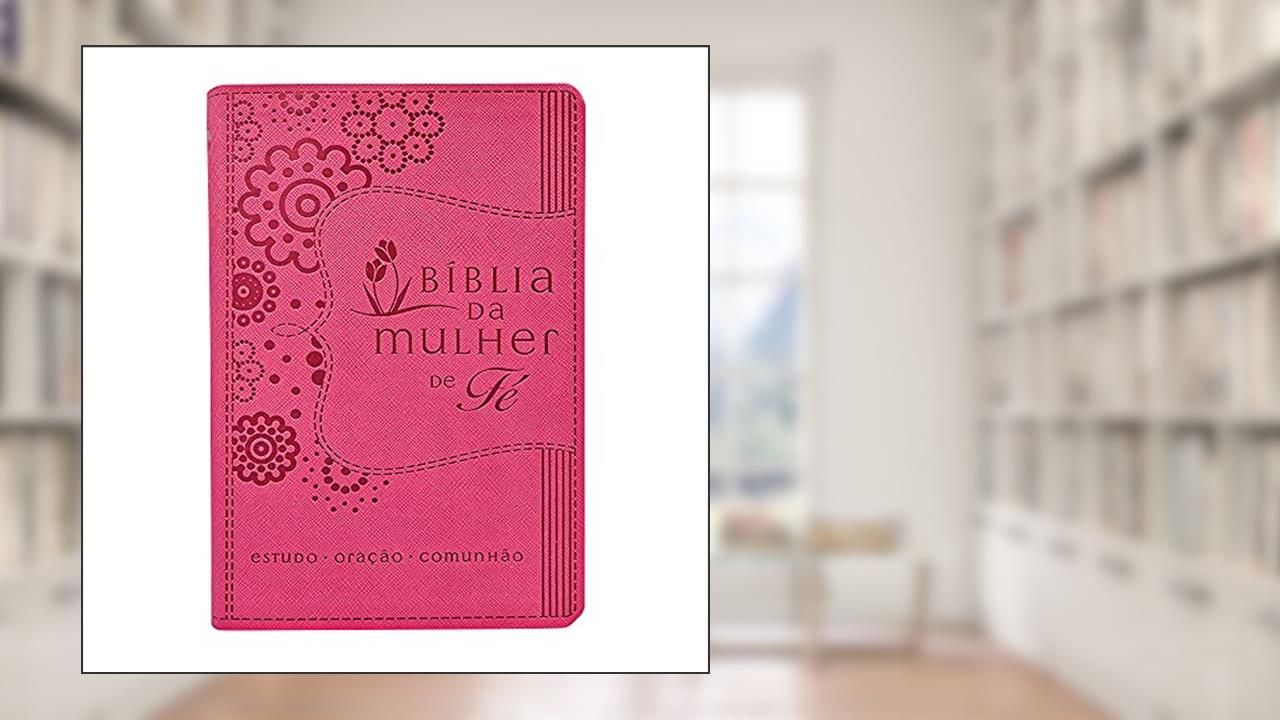 Capa de Bíblia da Mulher de Fé, NVI, Couro Soft, Rosa, do autor Sheila Walsh