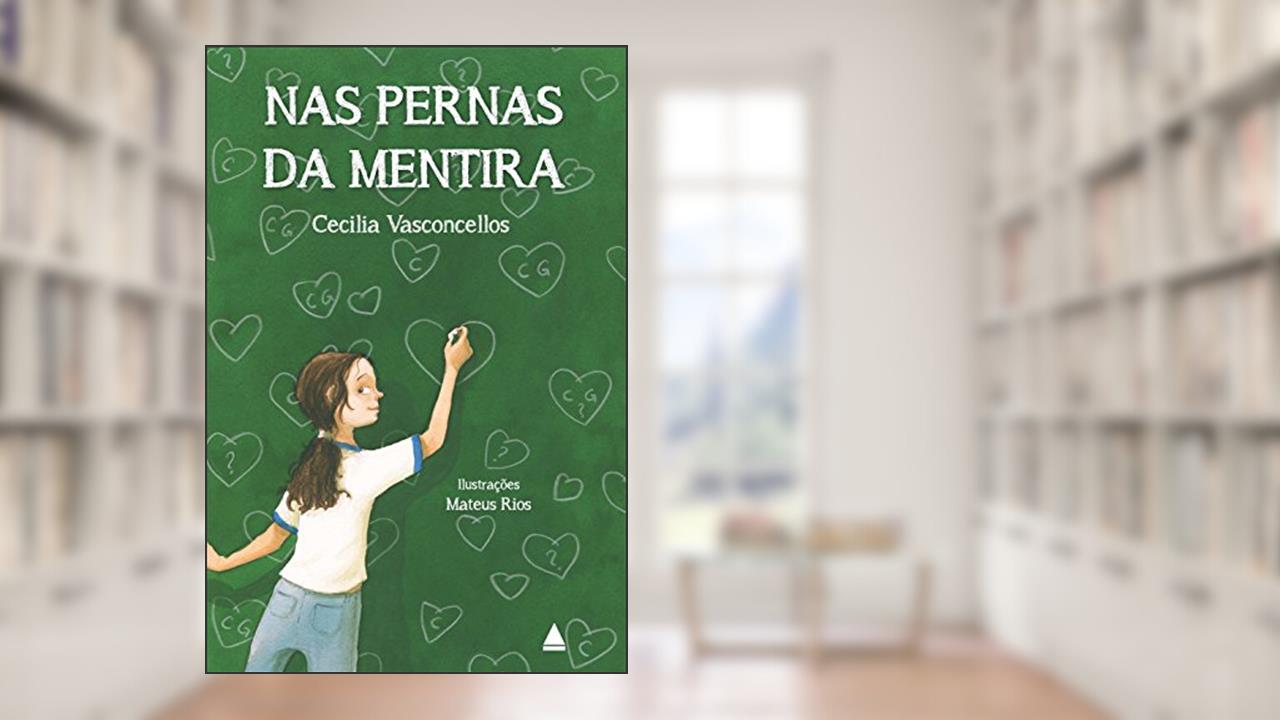 Capa de Nas pernas da mentira, do autor Cecília Vasconcellos