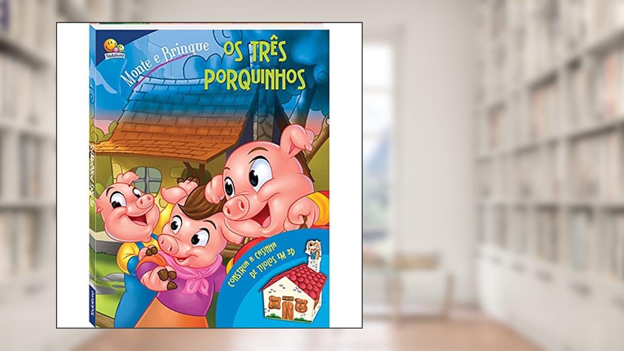 Capa de Monte e Brinque: Três Porquinhos, Os, do autor CRISTINA MARQUES