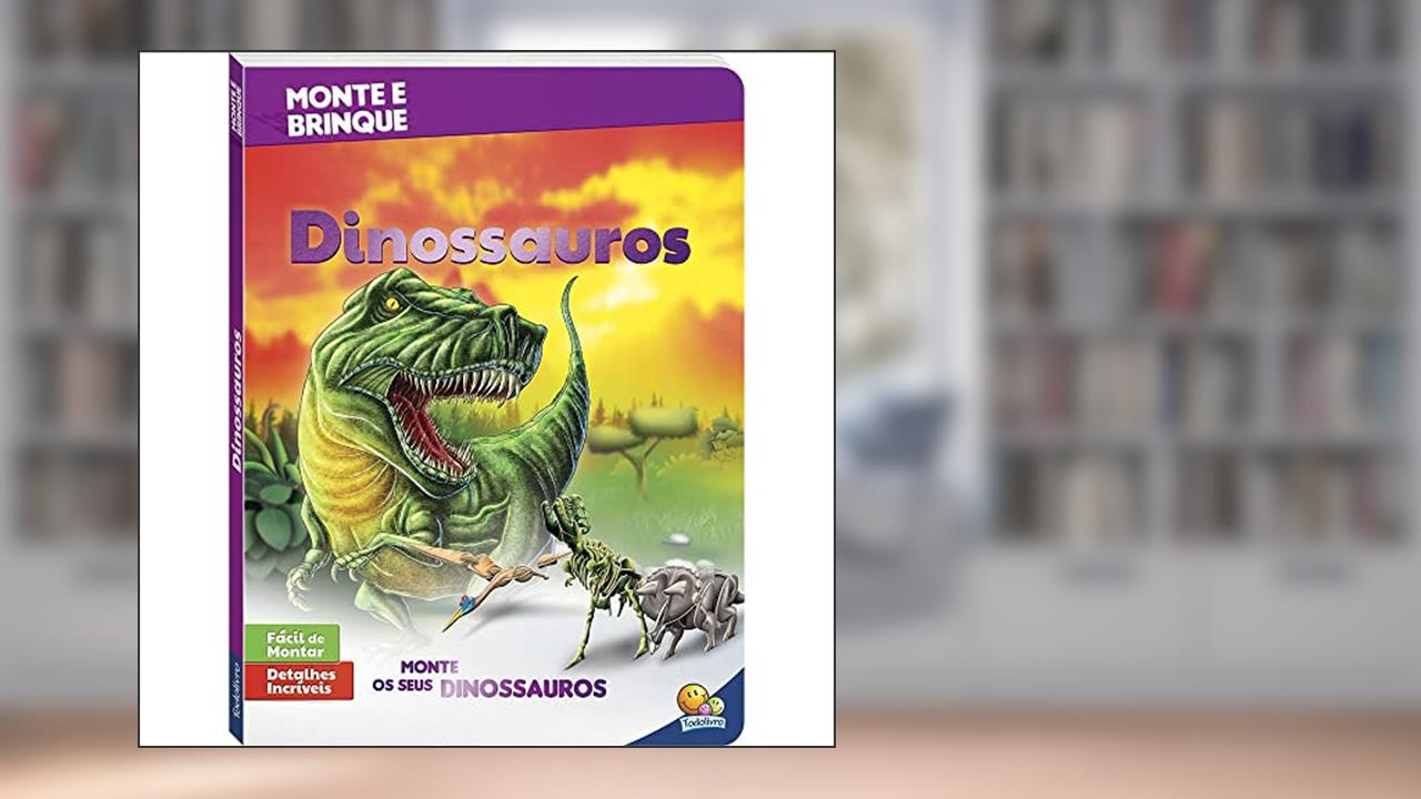 Capa de Monte e Brinque II: Dinossauros, do autor Roberto Belli