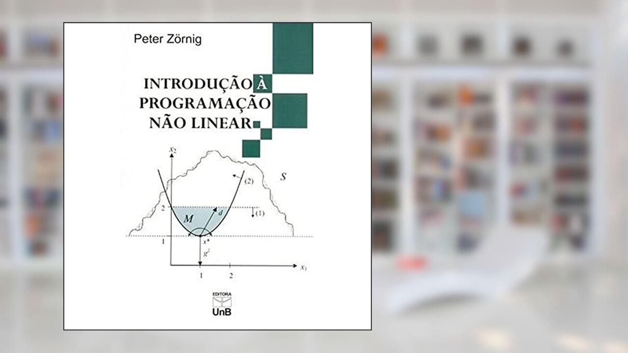 Capa de Introdução à Programação Não Linear, do autor Peter Zörnig