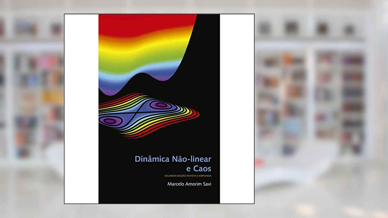Capa de Dinâmica Não-linear e Caos - 2a edição, do autor MARCELO AMORIM SAVI