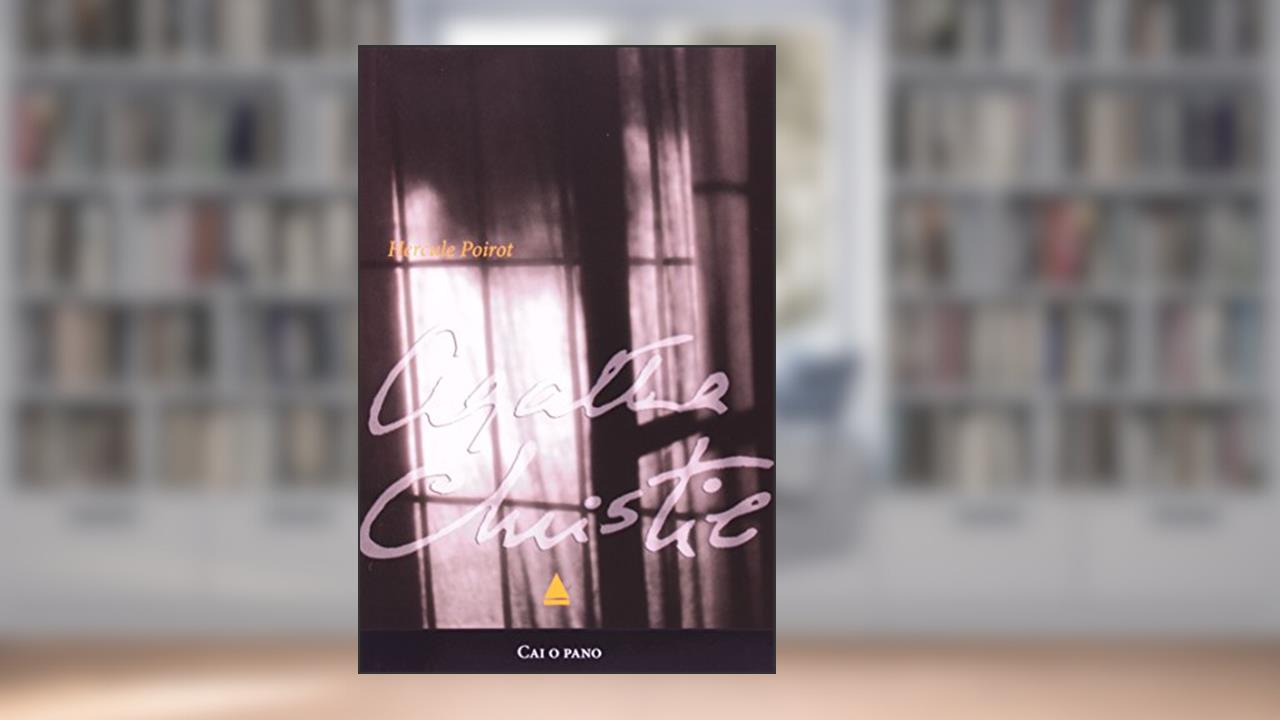 Capa de Cai o Pano, do autor Agatha Christie