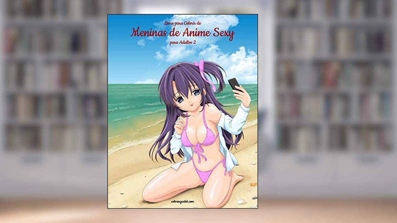 Capa de Livro para Colorir de Meninas de Anime Sexy para Adultos 2 (2), do autor Nick Snels