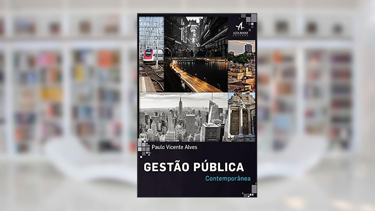 Capa de Gestão Pública Contemporânea, do autor Paulo Vicente Alves