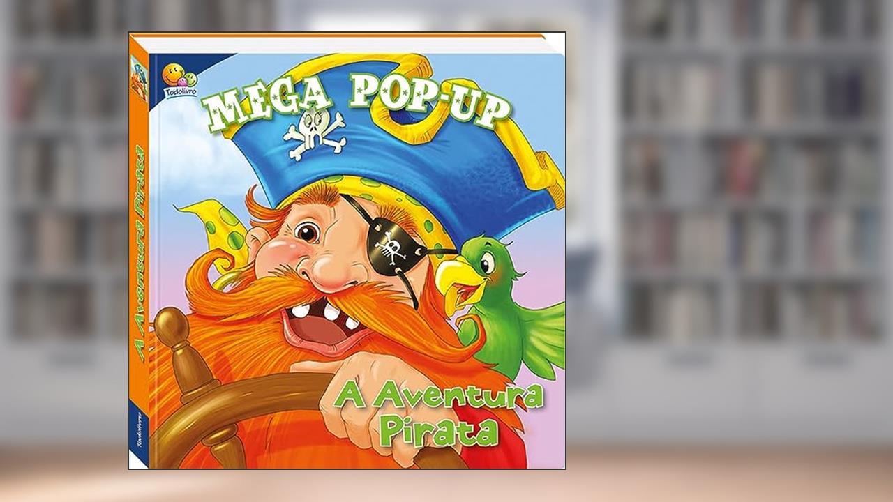 Capa de Mega Pop-up: Aventura Pirata, A, do autor Sue Frampton