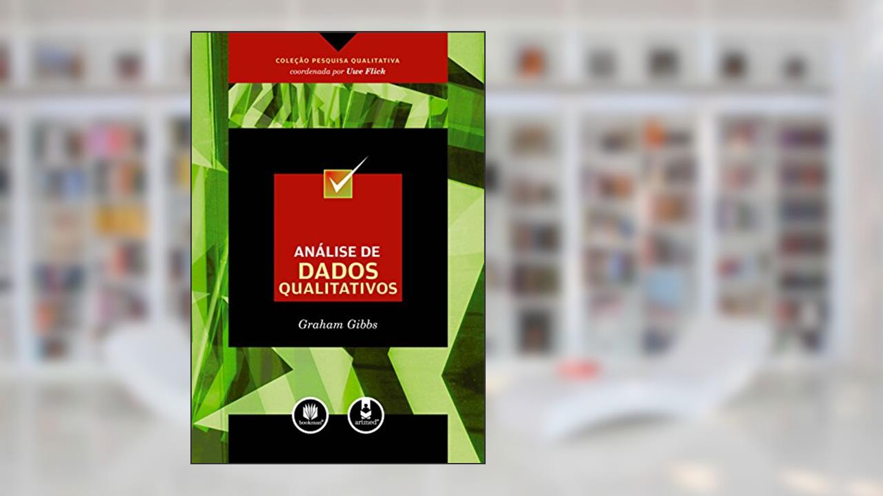 Capa de Análise de Dados Qualitativos, do autor Graham Gibbs; Uwe Flick