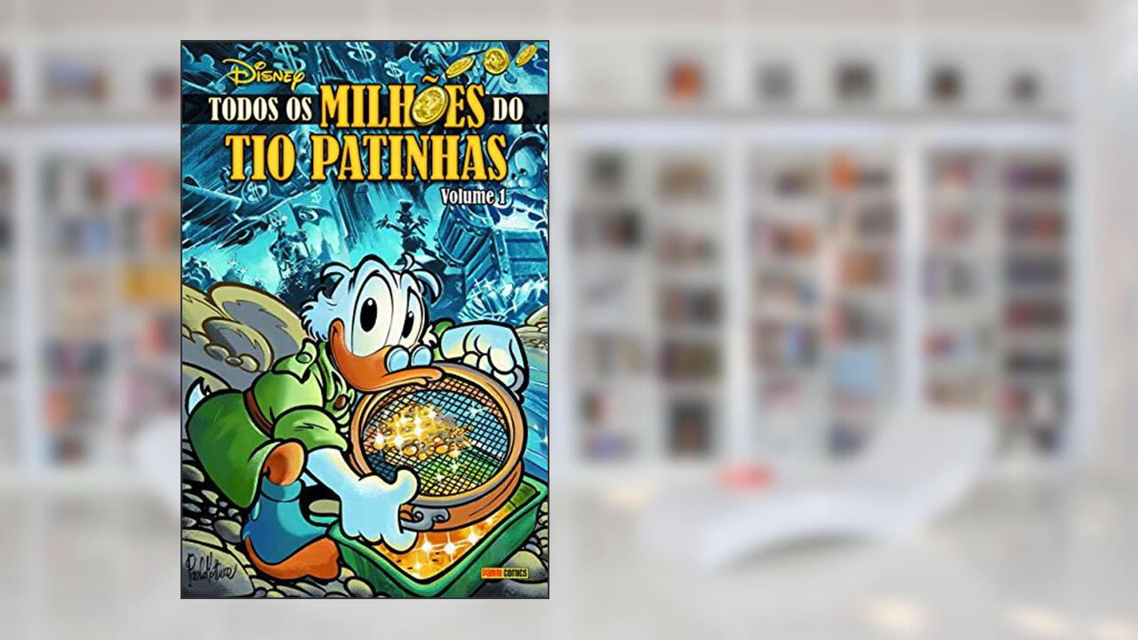 Capa de Todos os Milhões do Tio Patinhas - Volume 1: Capa Dura, do autor Fausto Vitaliano