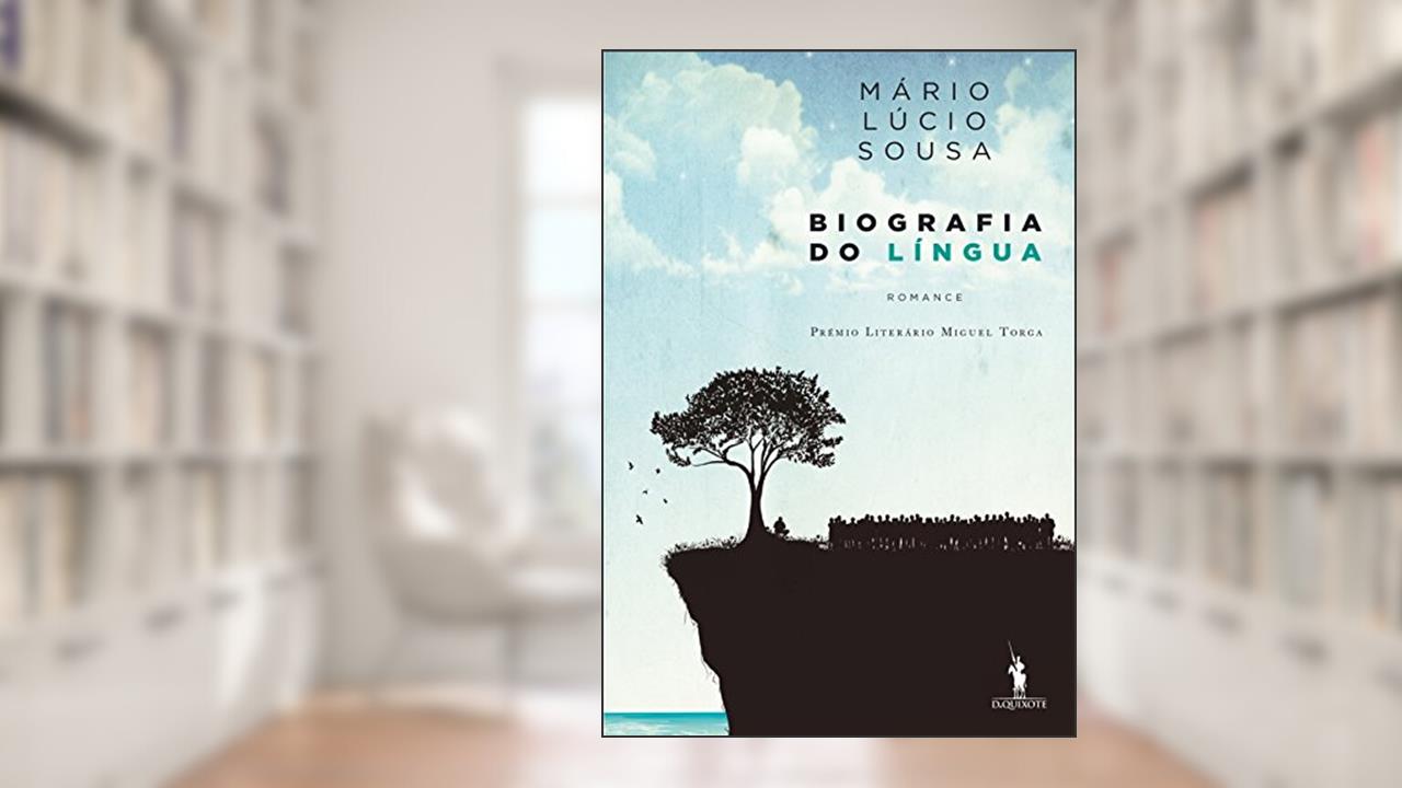Capa de Biografia do Língua, do autor Mário Lúcio Sousa
