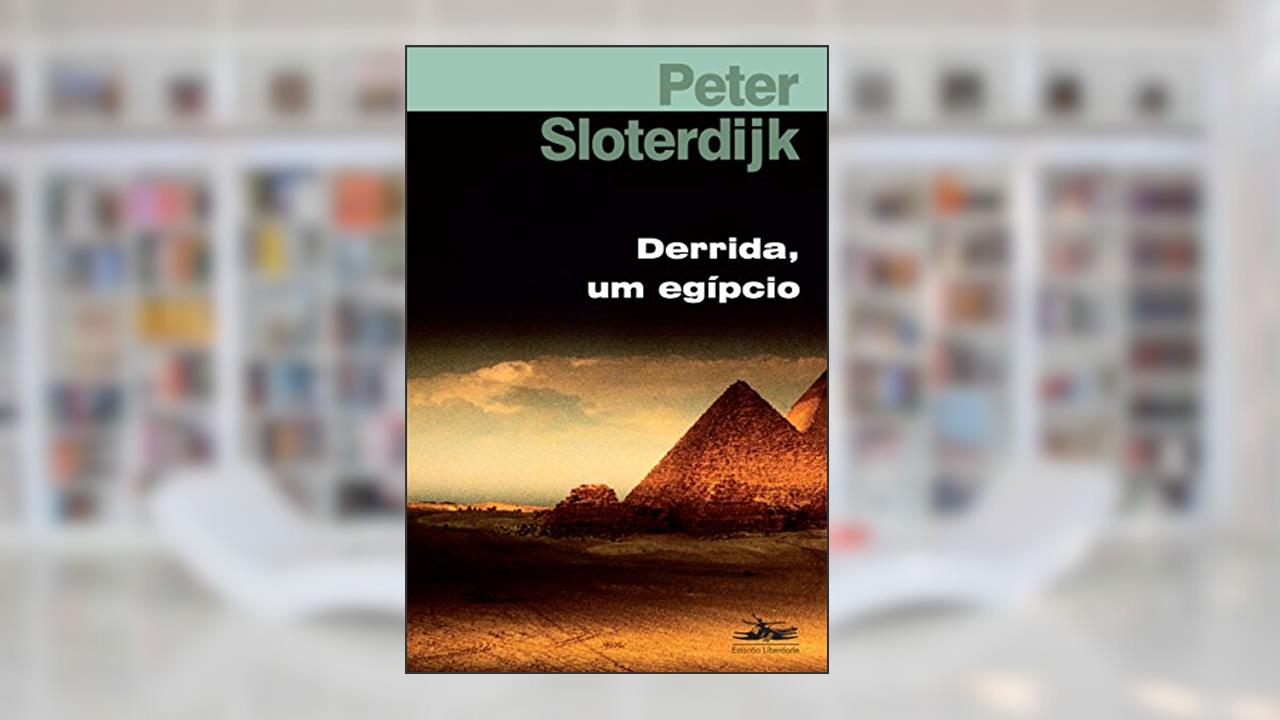 Capa de Derrida, um egípcio: o problema da pirâmide judia, do autor Peter Sloterdijk