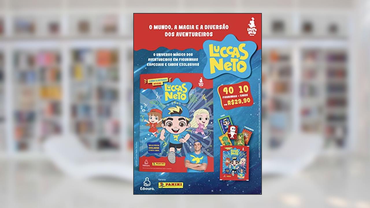 Capa de Kit Envelopes com cromos - Luccas Neto, do autor Luccas Neto