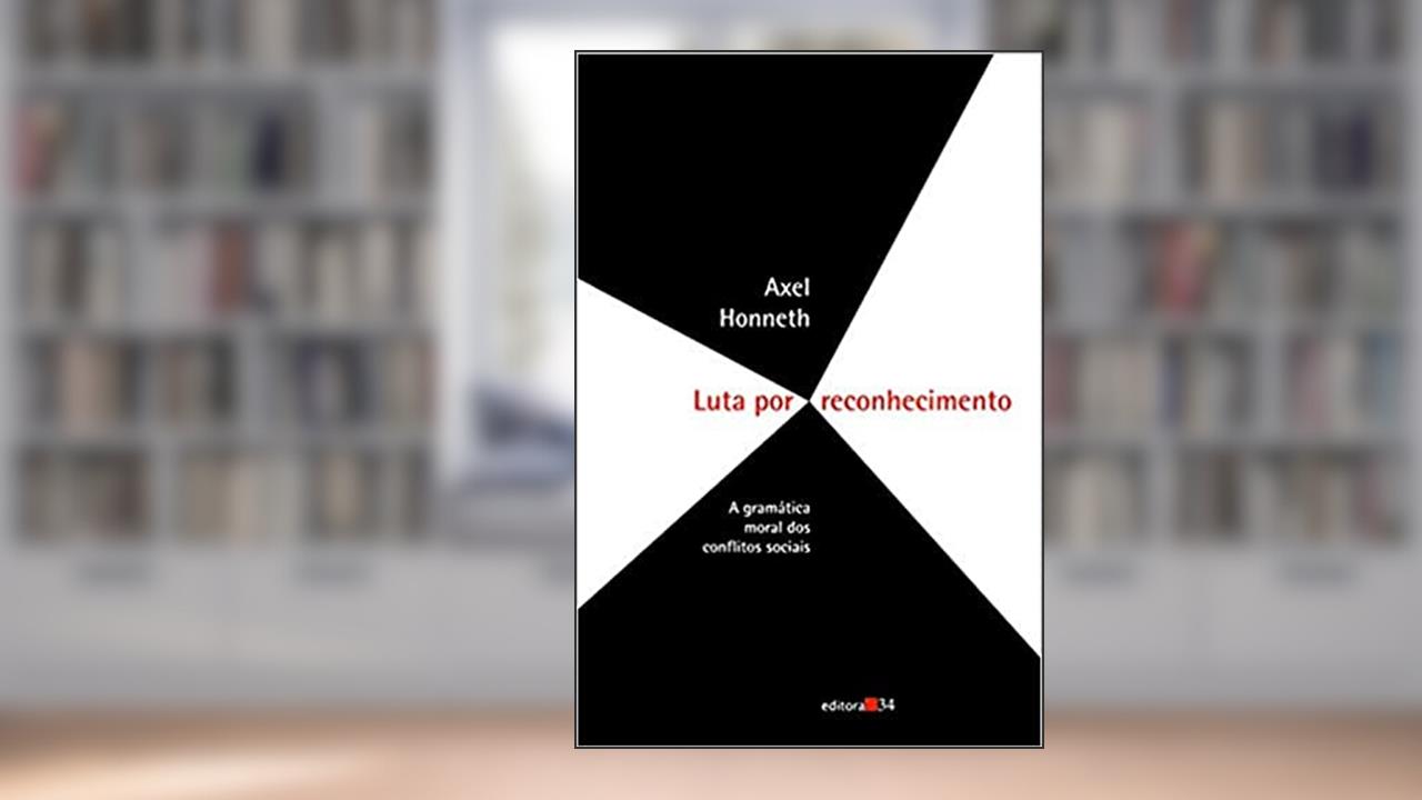 Capa de Luta por reconhecimento: a Gramática Moral dos Conflitos Sociais, de Axel Honneth