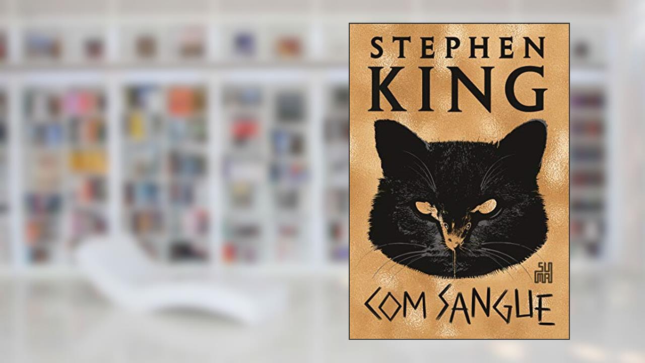 Capa de Com sangue, do autor Stephen King