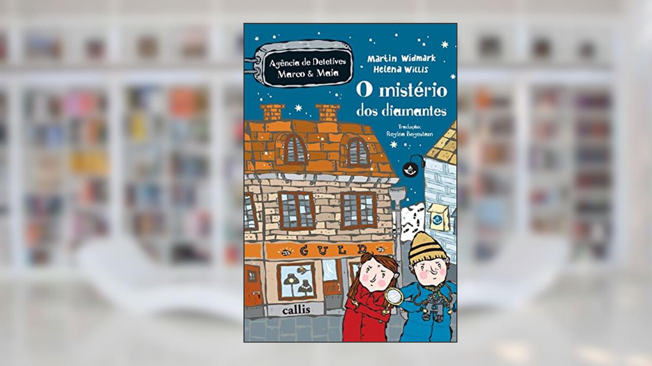 Capa de O Mistério dos Diamantes, do autor Martin Widmark