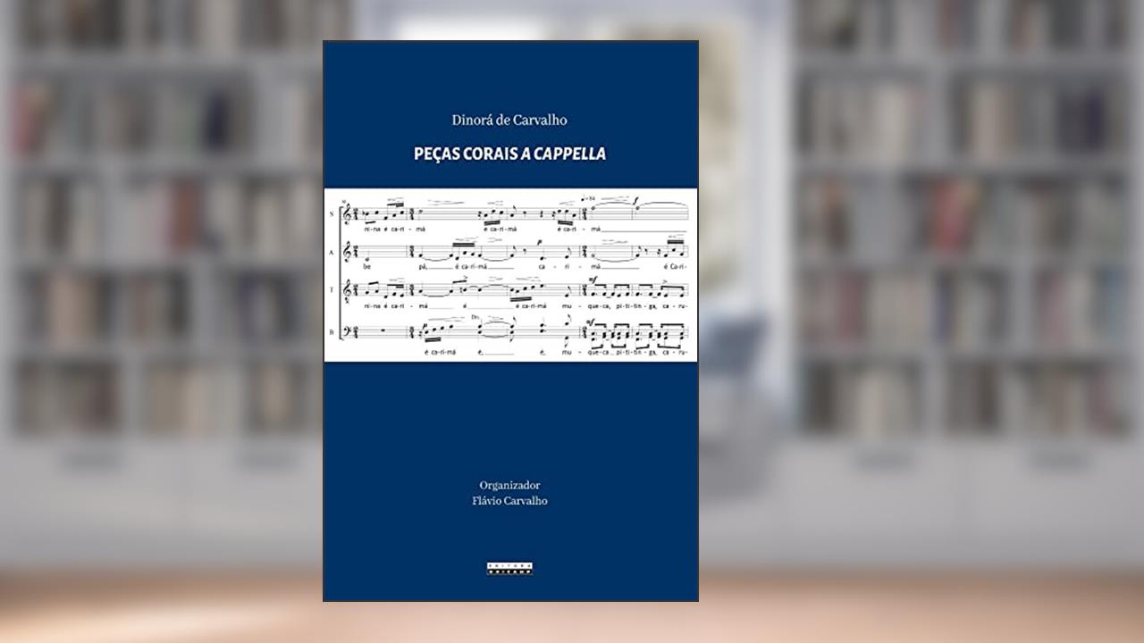 Capa de Peças Corais A Cappella, do autor Dinorá De Carvalho