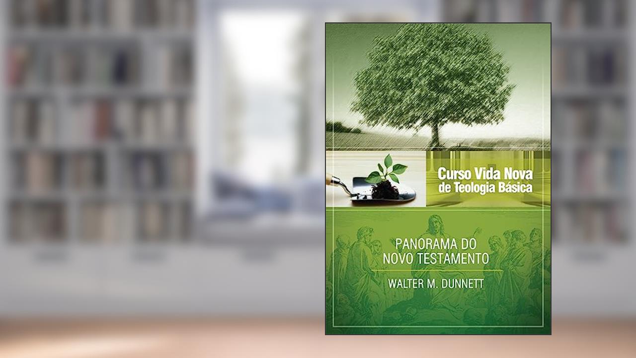 Capa de Curso Vida Nova de Teologia Básica - Vol. 3 - Panorama do Novo Testamento, do autor Walter M. Dunnett