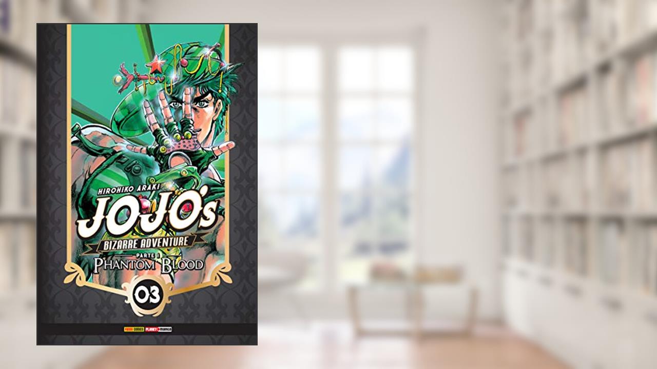 Capa de Jojo's Bizarre Adventure - Parte 1: Phantom Blood Vol. 3, do autor Hirohi Araki