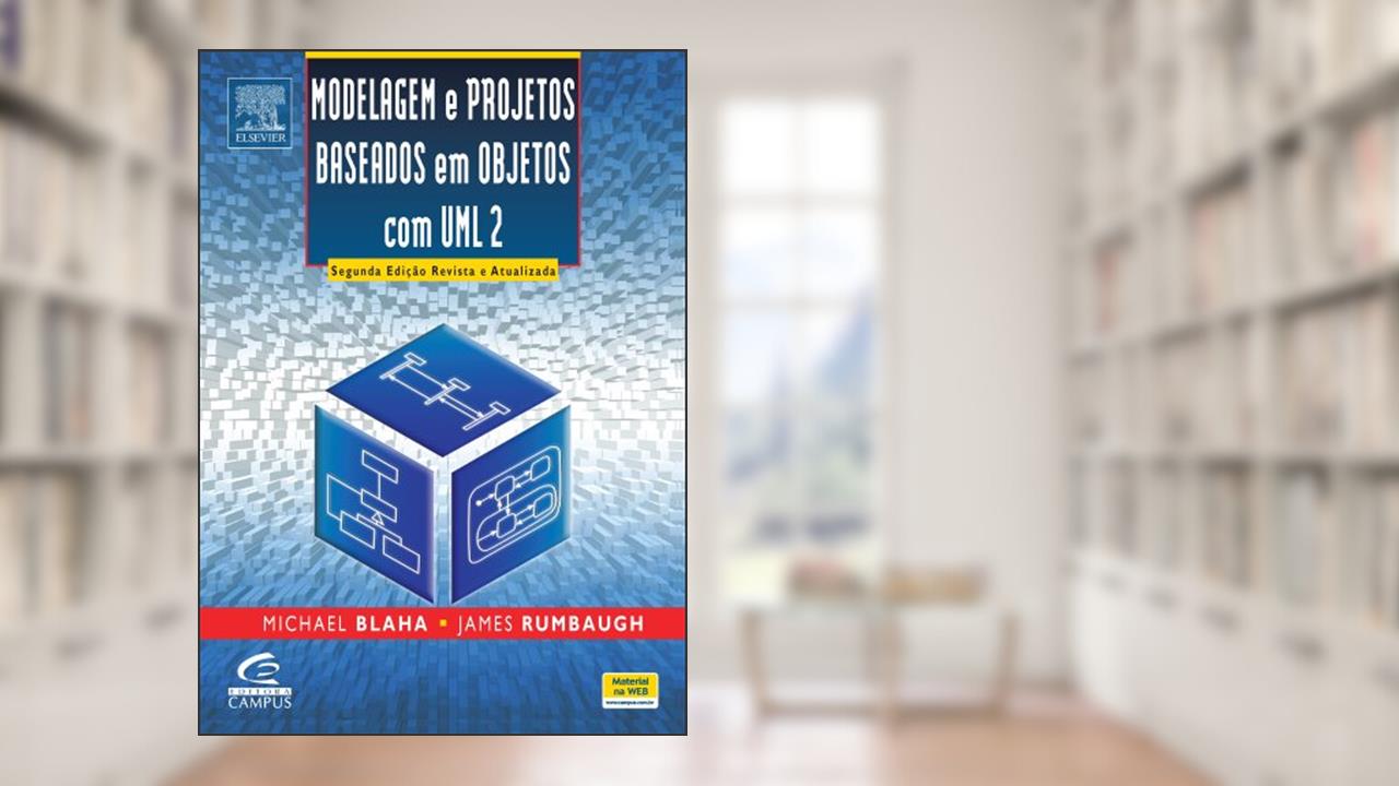 Capa de Modelagem e projetos baseados em objetos com UML, do autor M. Blaha