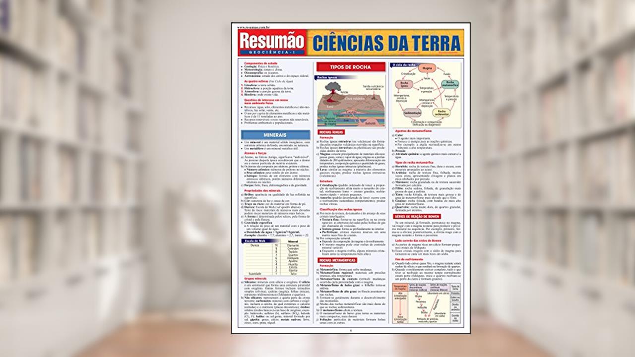 Capa de Ciências da Terra, do autor Eric Hines