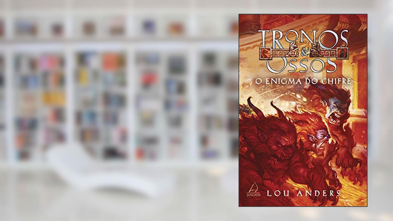 Capa de O Enigma do Chifre, do autor Lou Anders