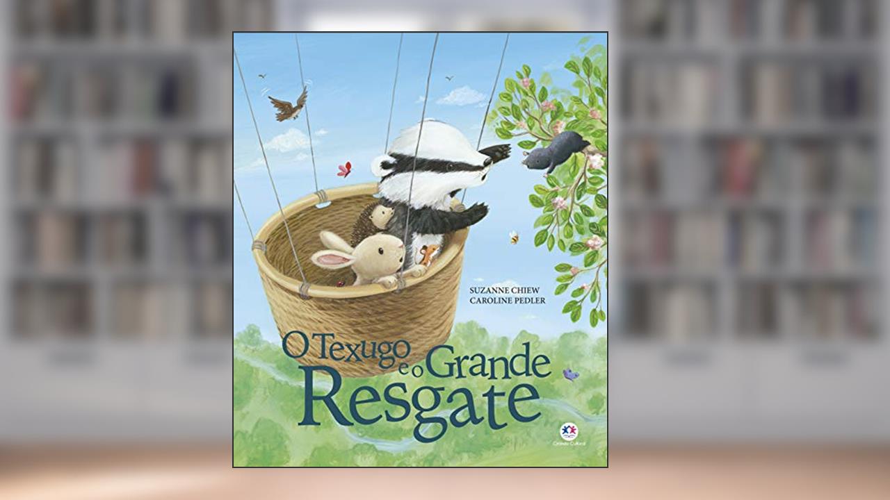 Capa de O texugo e o grande resgate, do autor Suzanne Chiew
