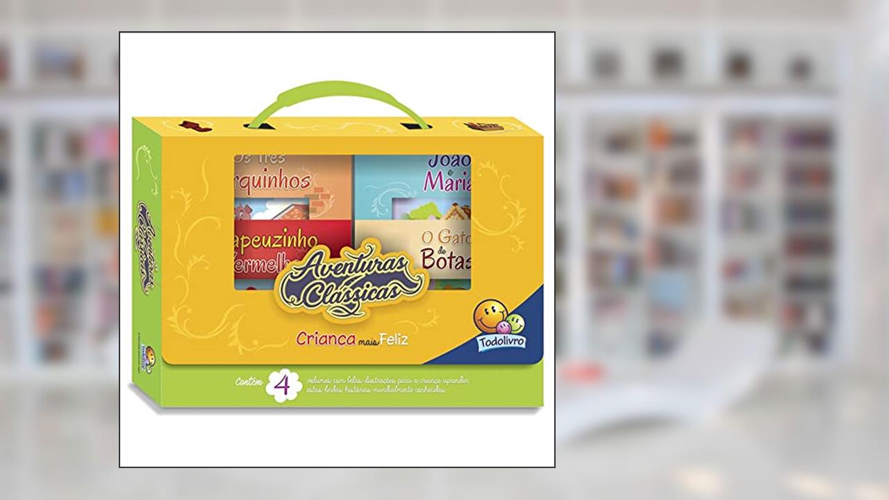 Capa de Aventuras Clássicas (MALETINHA)-KIT C/04UND., do autor CRISTINA MARQUES