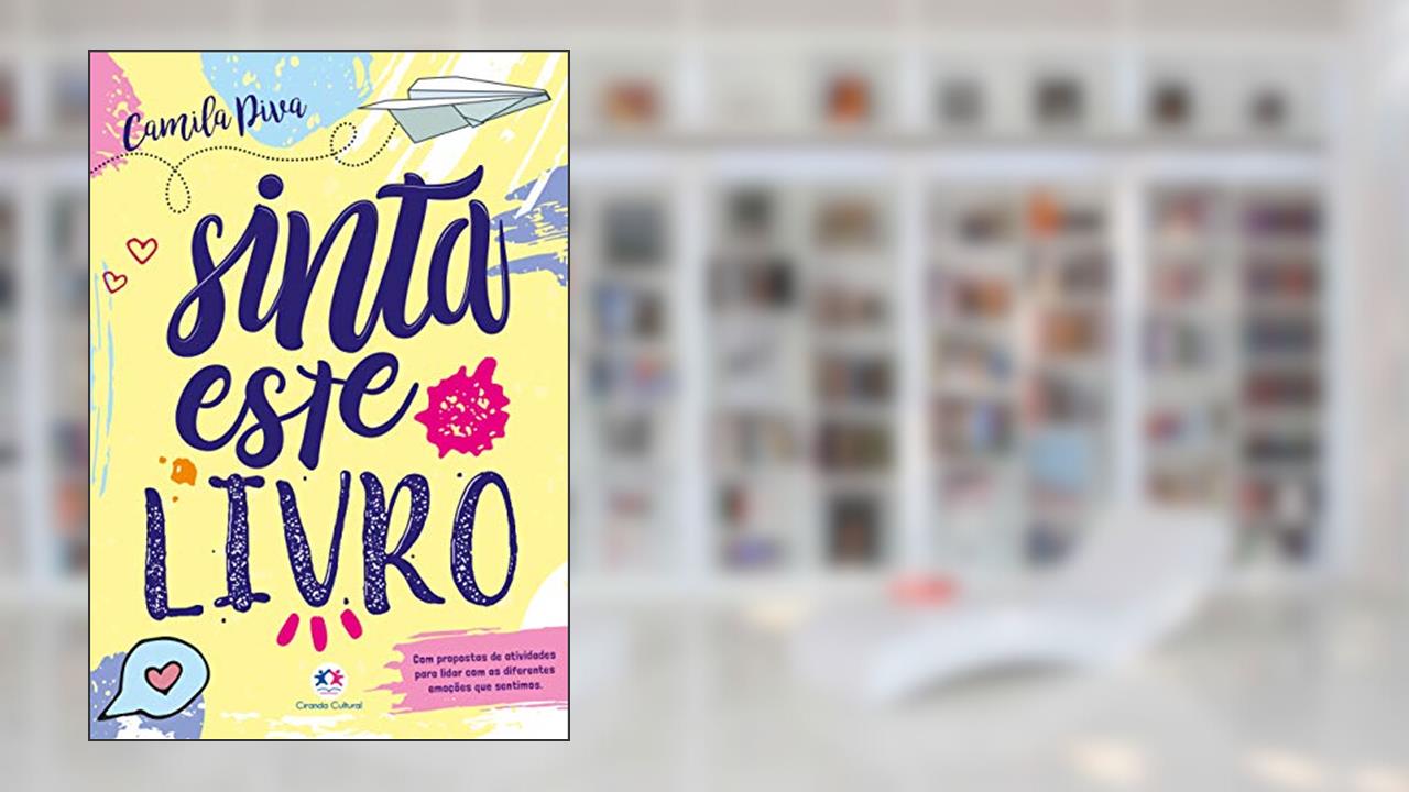 Capa de Sinta este livro, do autor Camila Piva