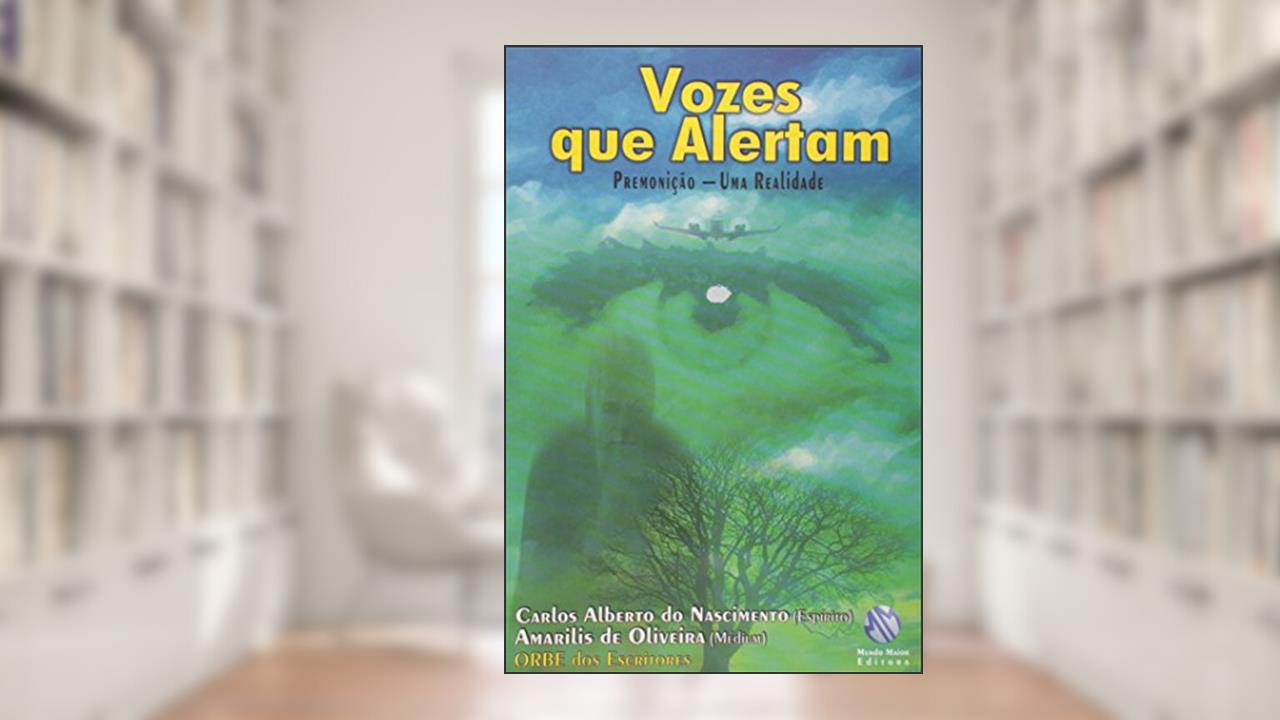 Capa de Vozes que Alertam. Premonição. Uma Realidade, do autor Amarilis de Oliveira
