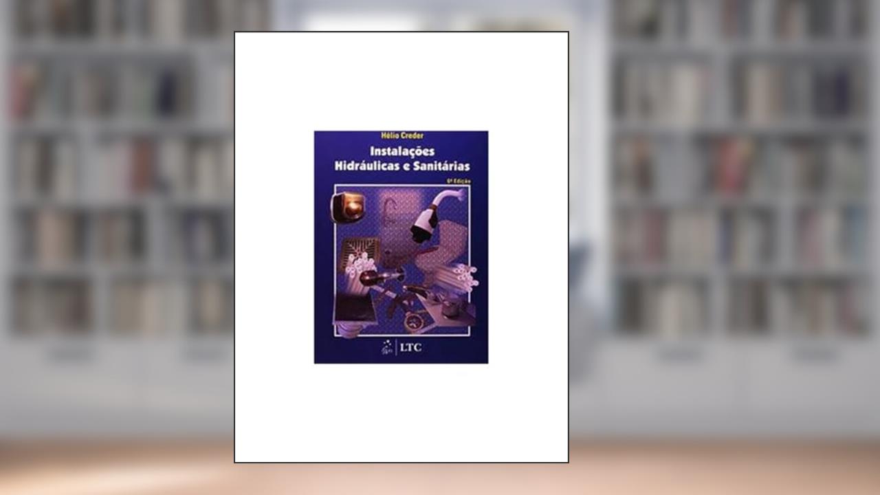 Capa de Instalações Hidráulicas e Sanitárias, do autor Creder