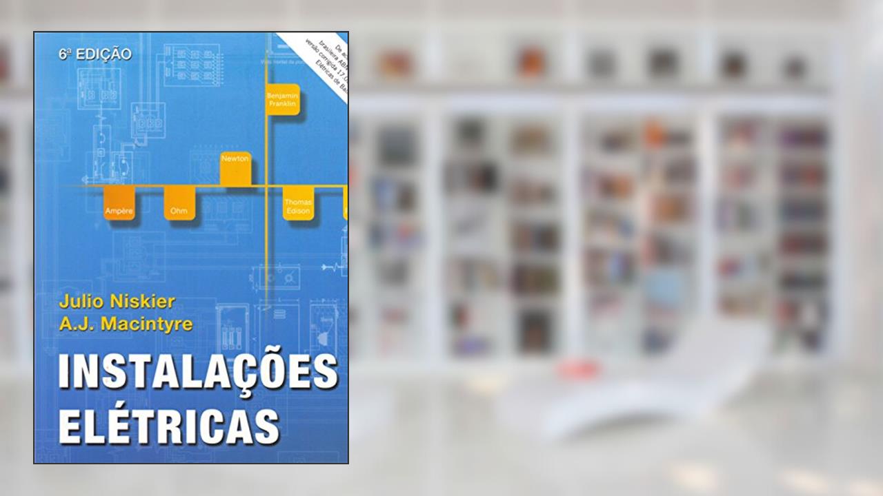Capa de Instalações Elétricas, do autor Niskier
