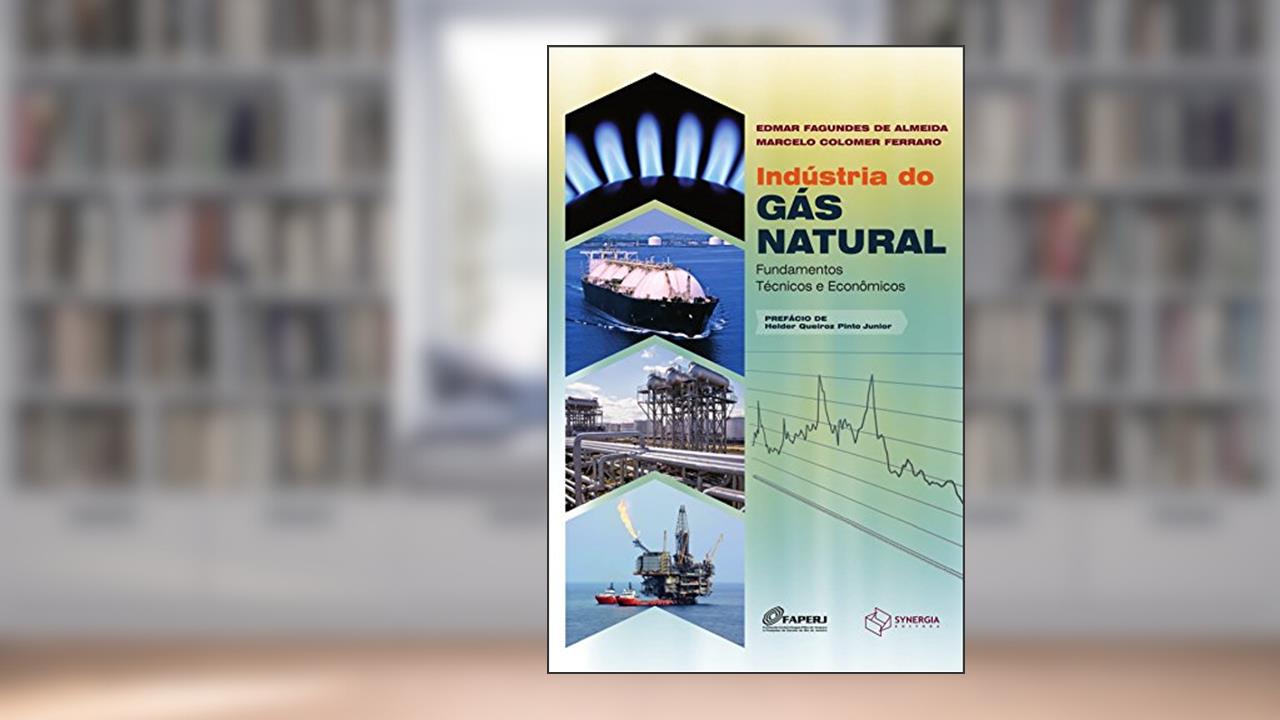 Capa de Indústria do gás natural: fundamentos técnicos e econômicos, do autor Edmar Fagundes de Almeida; Marcelo Colomer Ferraro