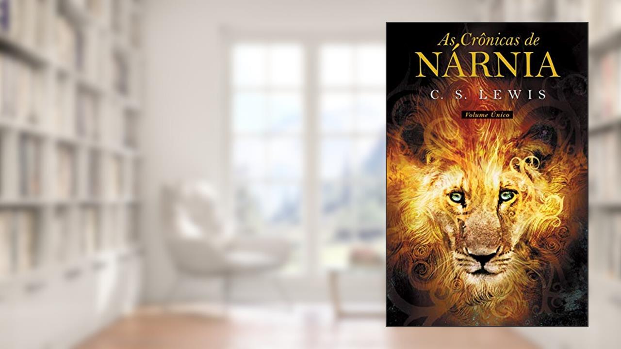Capa de As Crônicas de Nárnia. Brochura, do autor C. S. Lewis