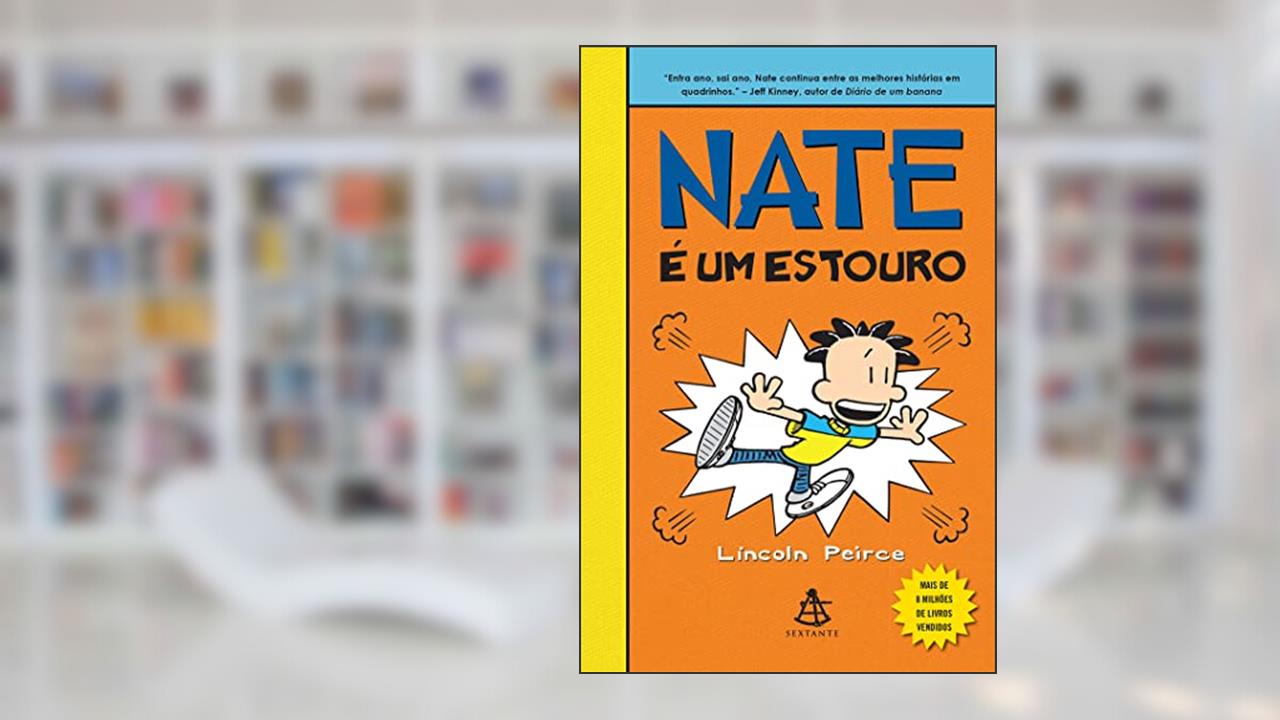Capa de Nate é um estouro, do autor Lincoln Peirce