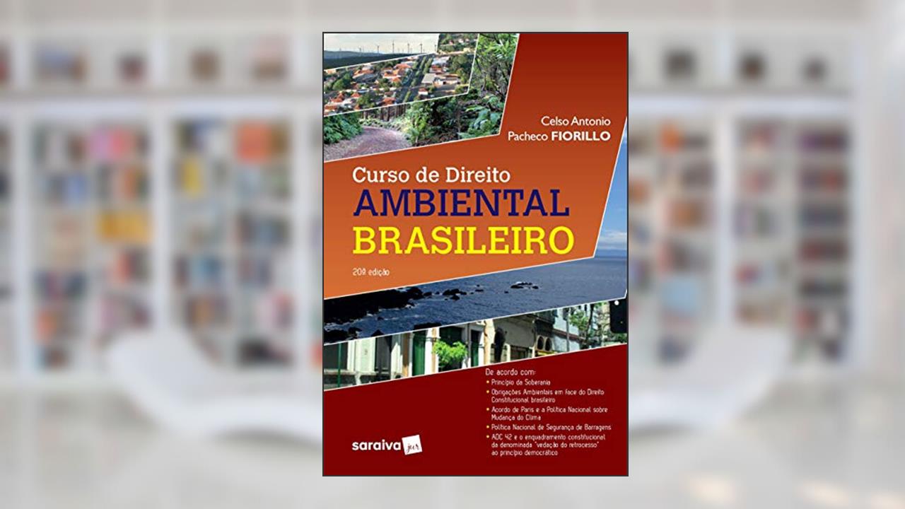 Capa de Curso de Direito Ambiental Brasileiro - 20ª edição de 2020, do autor Celso Antonio Pacheco Fiorillo