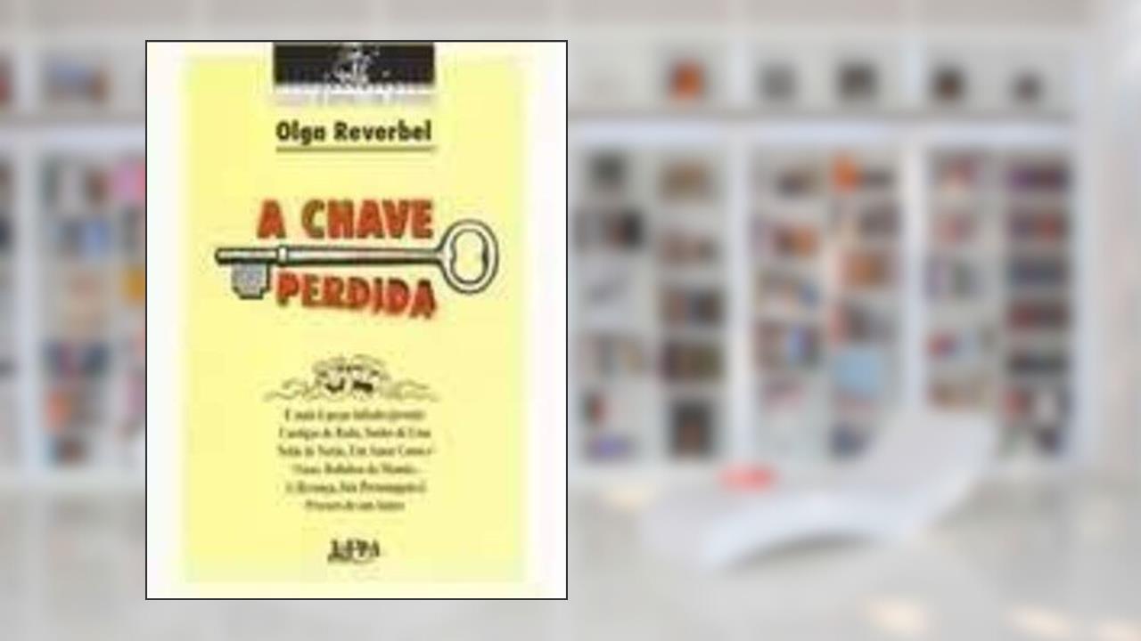 Capa de CHAVE PERDIDA, do autor REVERBEL