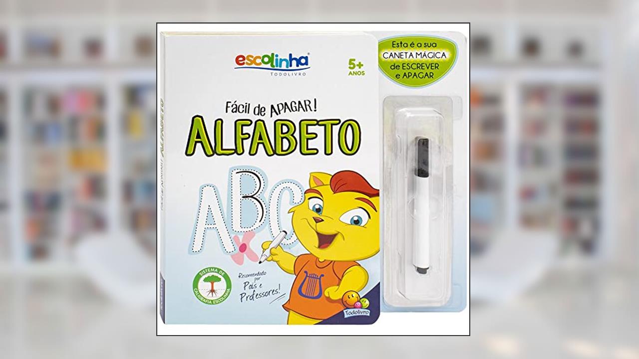 Capa de Fácil de Apagar: Alfabeto (Escolinha Todolivro), do autor Belli Studio