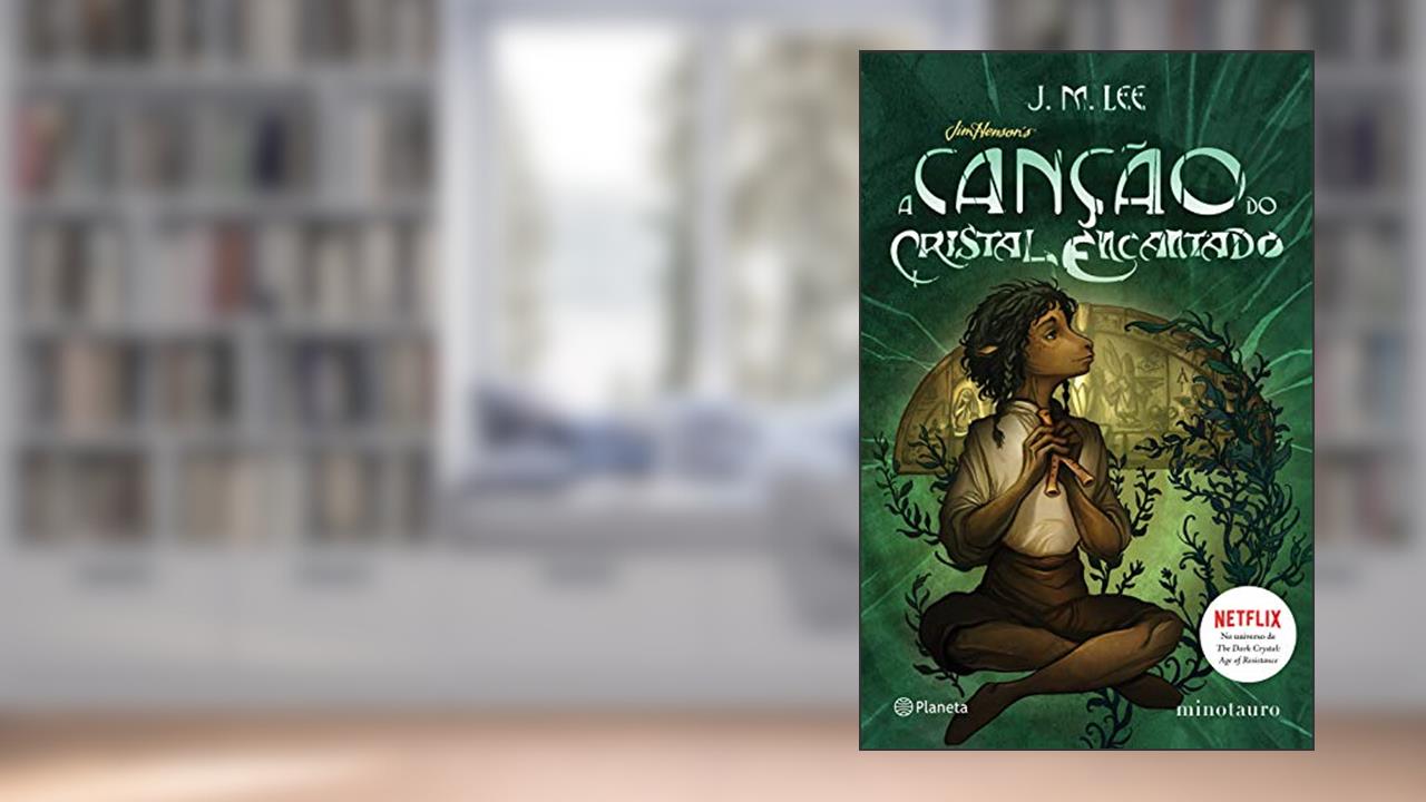 Capa de A canção do Cristal Encantado, do autor J. M. Lee