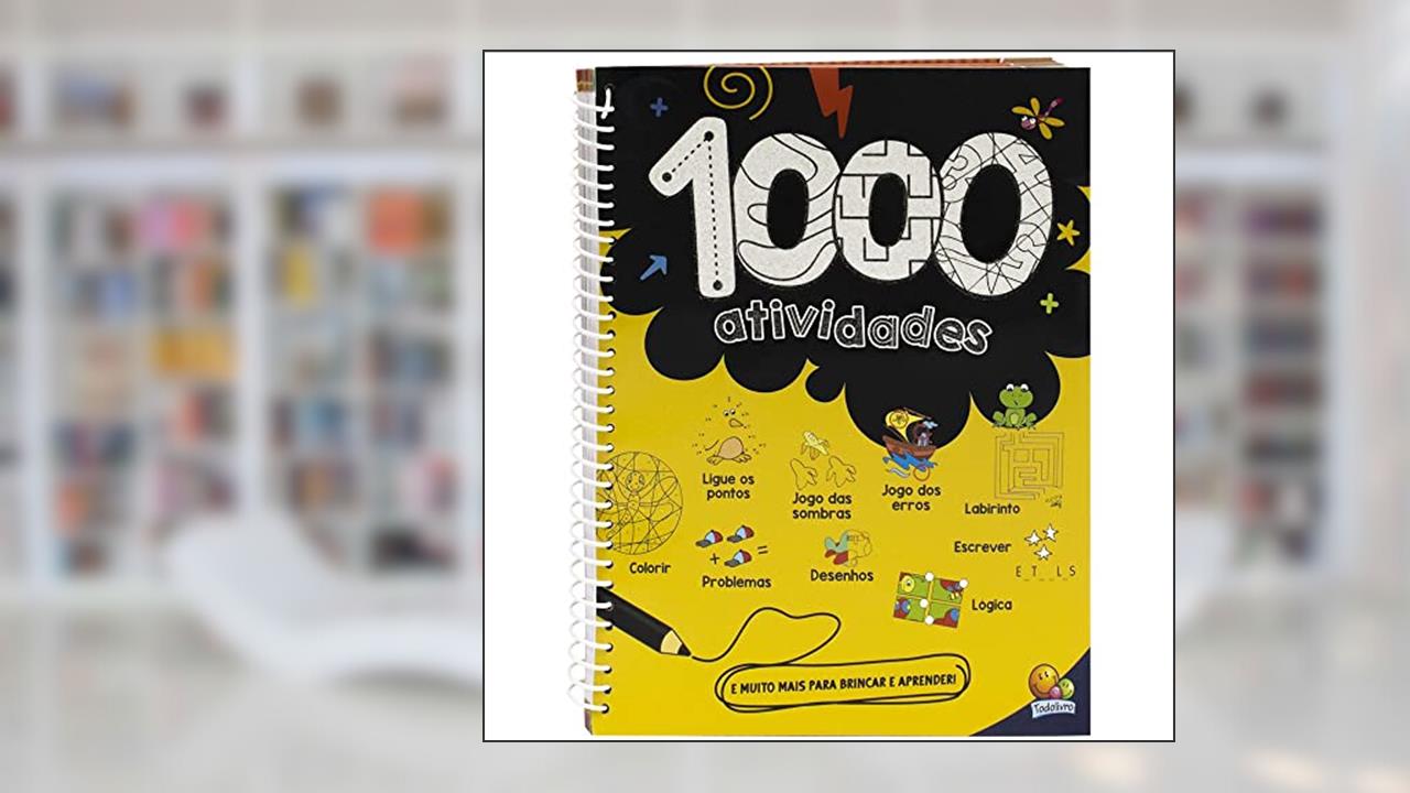 Capa de 1000 Atividades, do autor Little Pearl Books