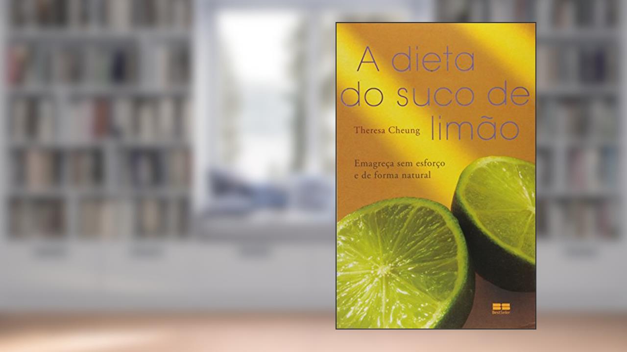 Capa de A dieta do suco de limão, do autor Theresa Cheung