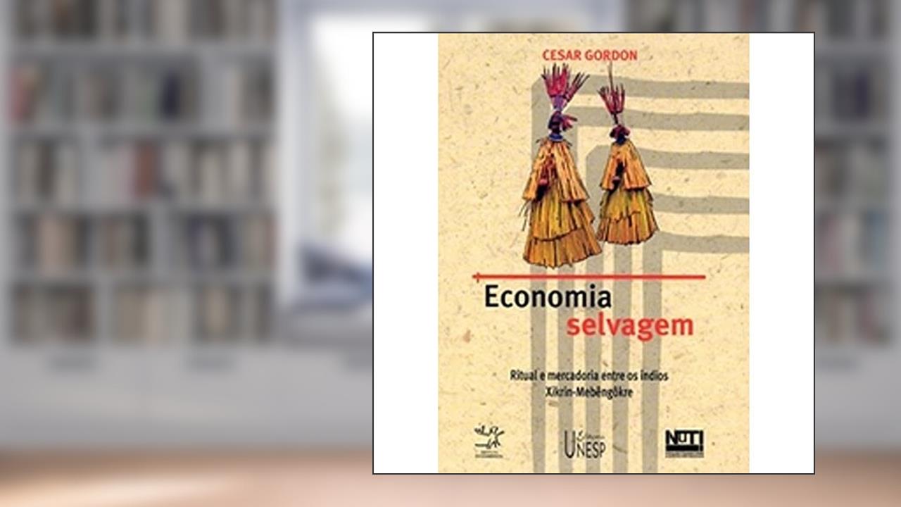 Capa de Economia selvagem: Ritual e mercadoria entre os índios Xikrin-Mebêngôkre, do autor Cesar Gordon