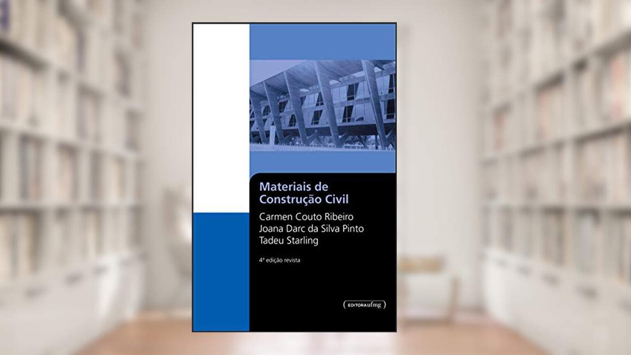 Capa de Materiais de Construção Civil, do autor Carmem Couto Ribeiro; Joana Darc da Silva Pinto; Tadeu Starling