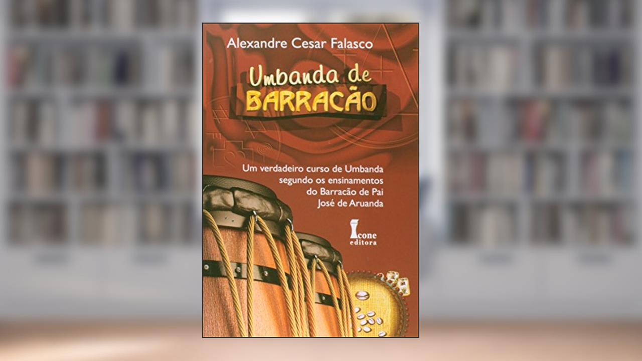 Capa de Umbanda de Barracão, do autor Alexandre Falosco