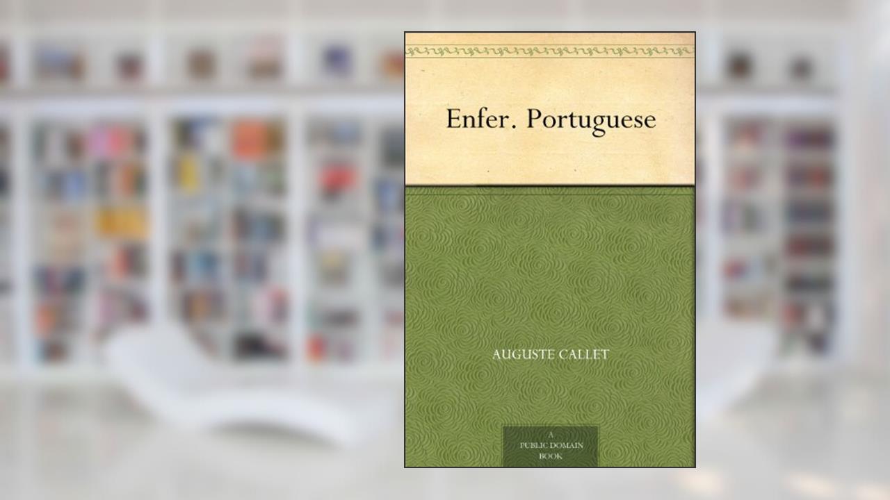 Capa de Enfer. Portuguese, do autor Auguste Callet