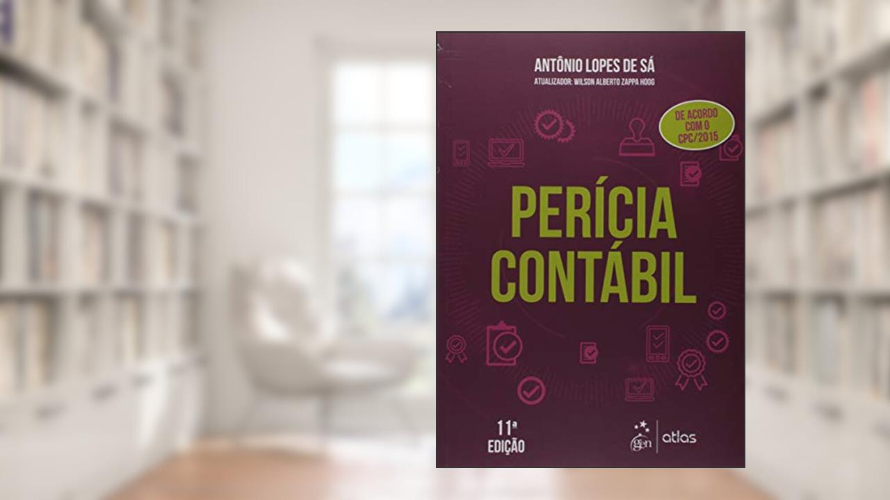 Capa de Perícia Contábil, do autor Antônio Lopes de Sá